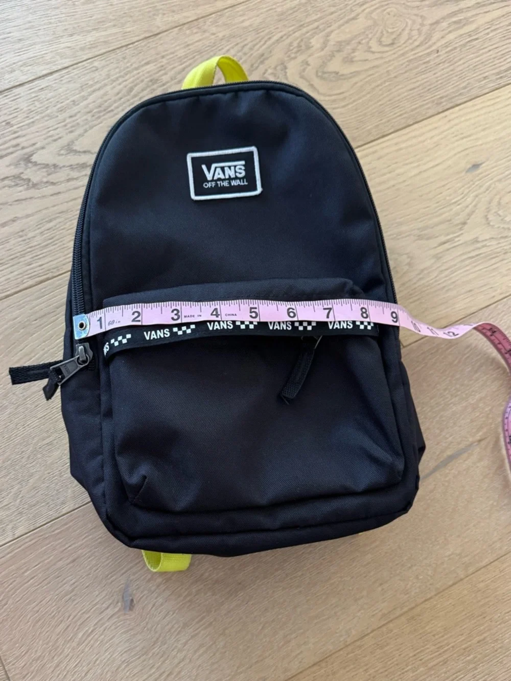 Vans Bounds Mini Backpack Black/Neon Green - Picture 10 of 11